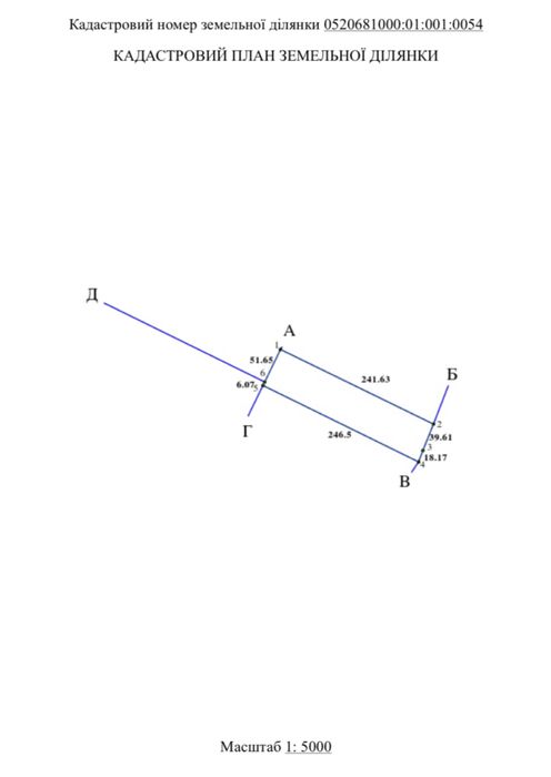 Продам перспективну ділянку 1,4 Га