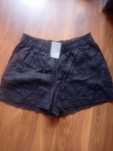 Spodenki damskie lnianie nowe H&M  XL
