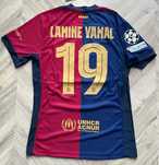 koszulka FC BARCELONA domowa 24/25 LAMINE YAMAL 19 meczówka L slim!