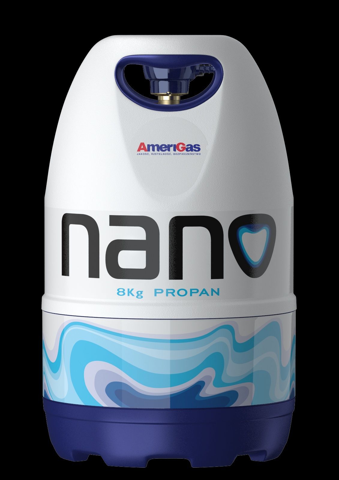 Butla nano 8kg propan, kamper