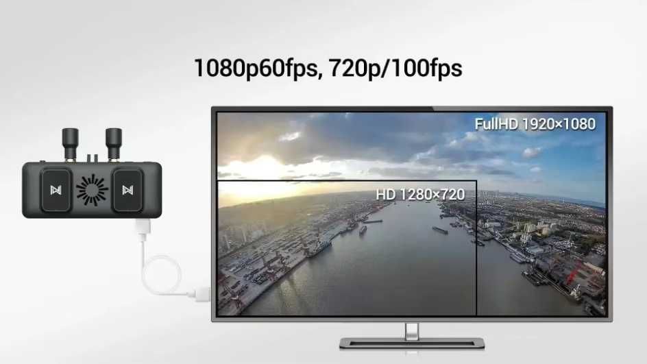 Відеоприймач VRX Caddx Walksnail Avatar 5.8G LHCP приймач caddxfpv