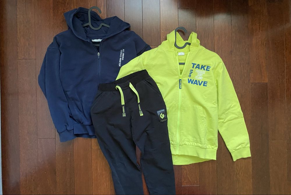 Zestaw bluzy spodnie dres 146/152