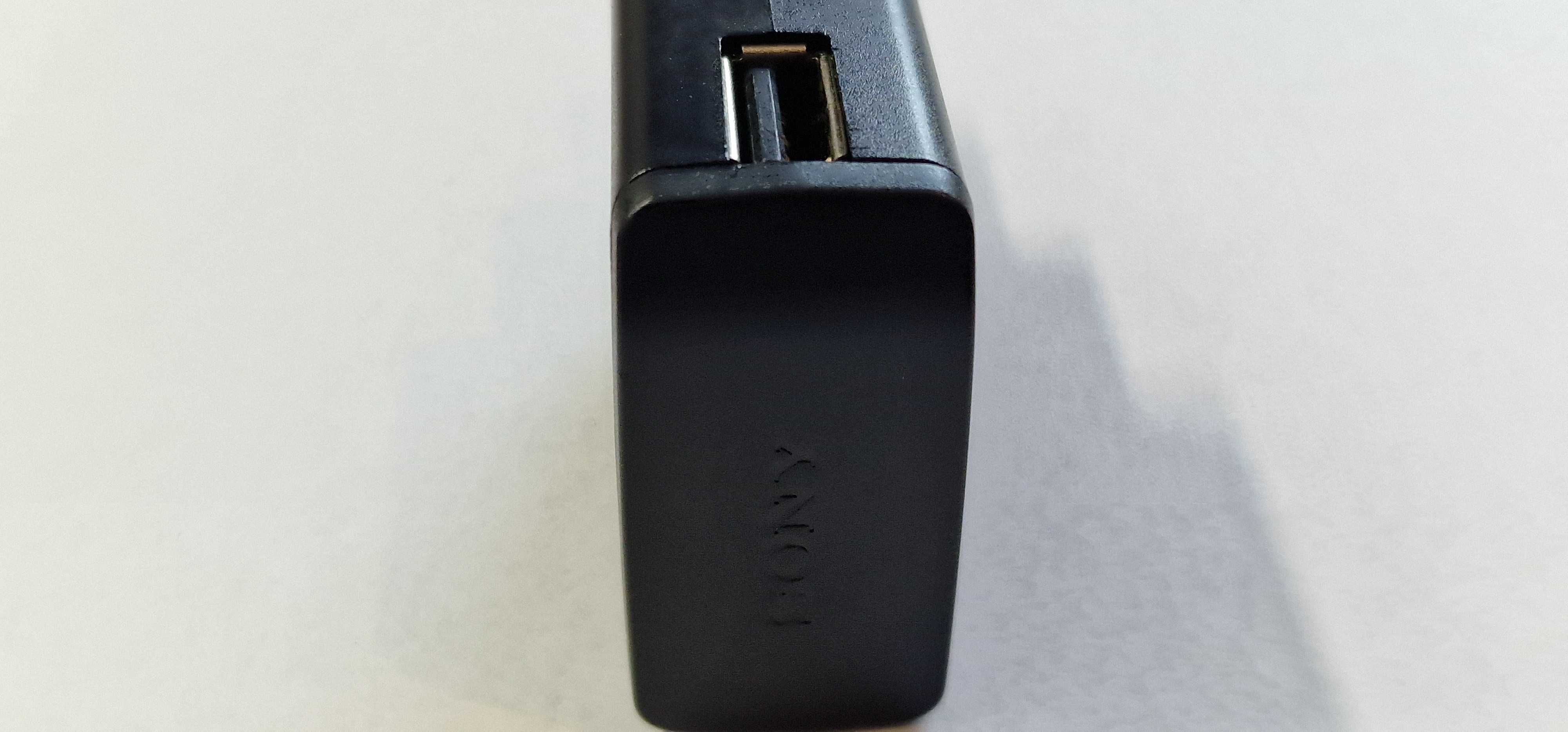 Ładowarka USB SONY Green Heart - ORYGINALNA - z kablem micro USB