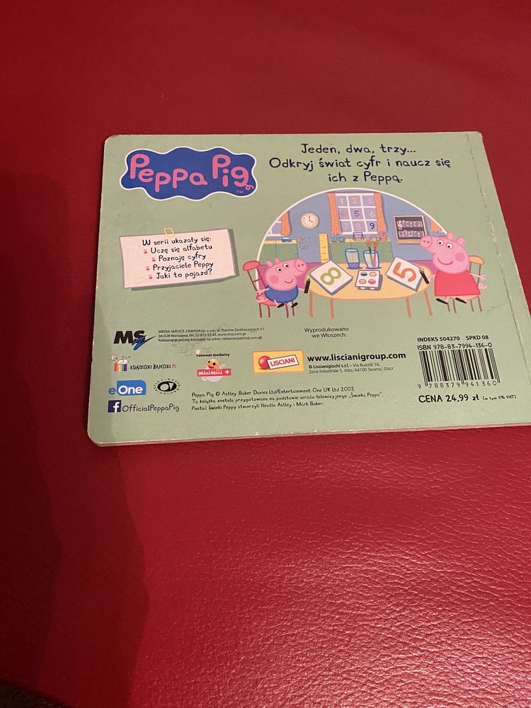 Peppa Pig poznaje cyfry, książeczka Świnka Peppa