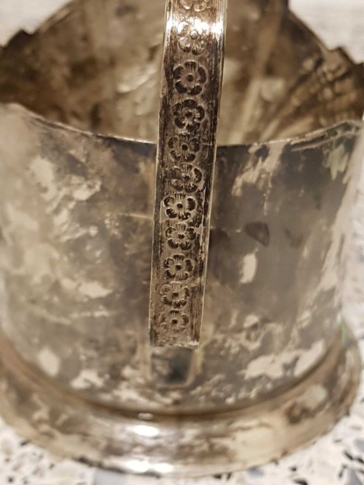 Подстаканник посеребрение