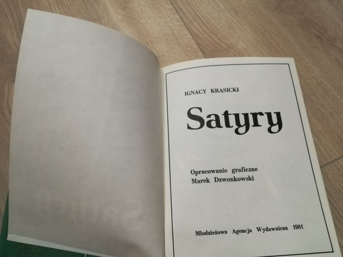 Ignacy Krasicki "Satyry" 1981 rok wydania