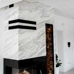 SUPER OFERTA Fornir White Marble | Kamień w rolce do wnętrz i elewację
