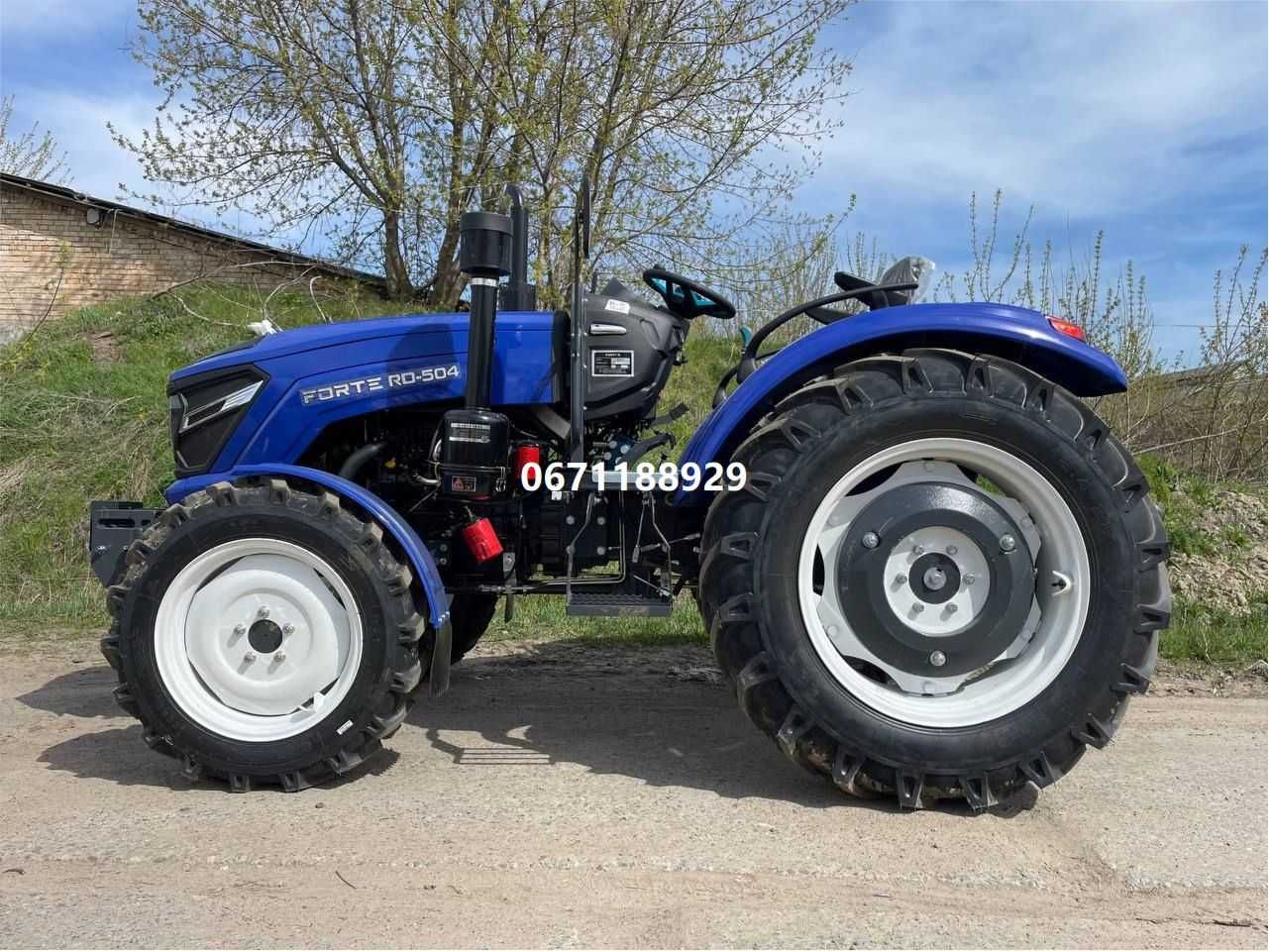 Мінітрактор FORTE RD 504 2-х диск зчеплення реверс колеса на 28