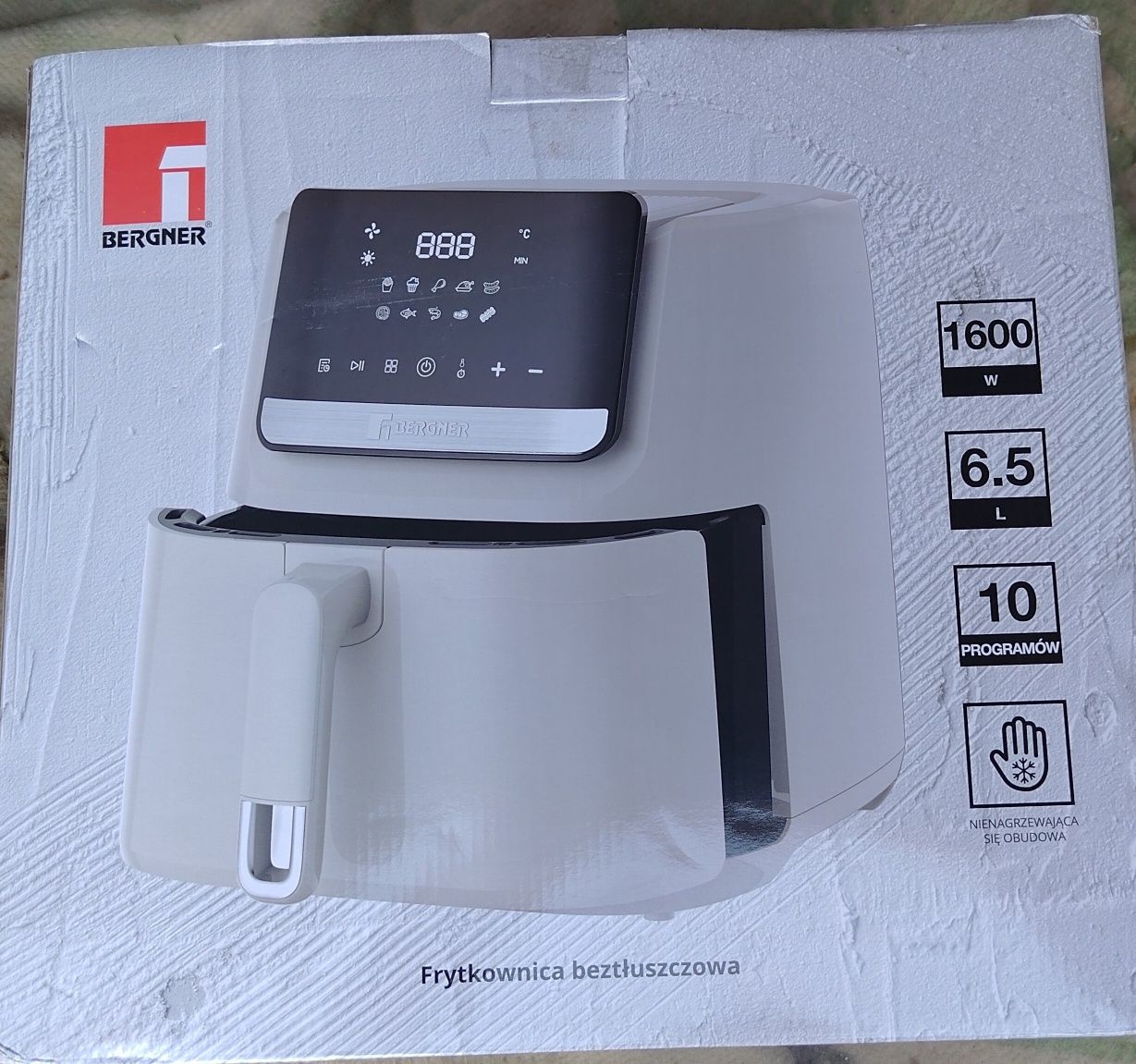 Frytkownica beztłuszczowa Airfryer Bergner