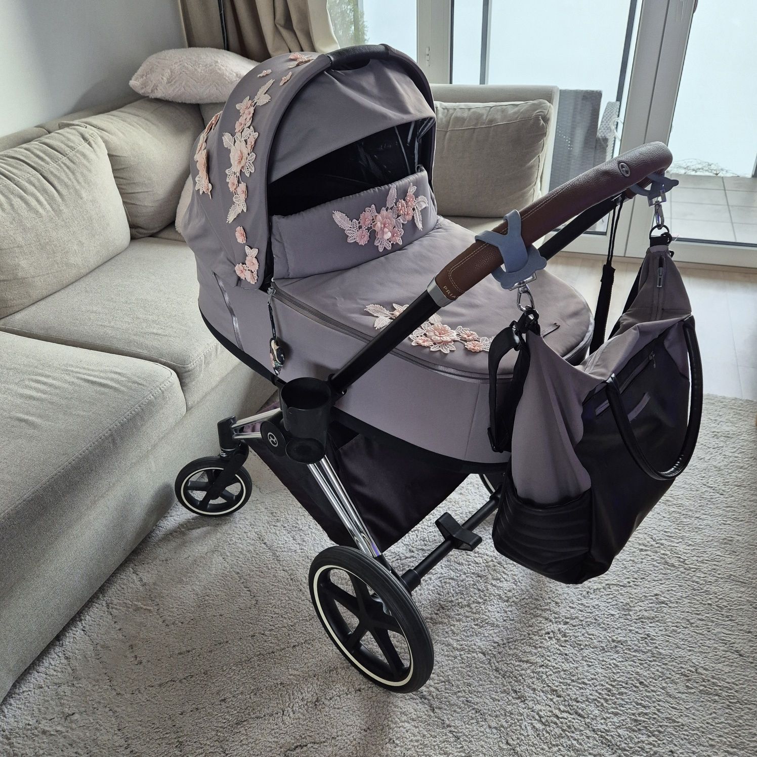 Wózek cybex priam 2.0 gratis duża torba cybex plus organizer la millou