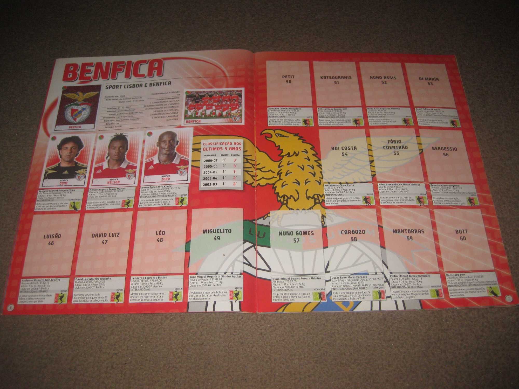Caderneta de Futebol da Super Liga 2007/2008
