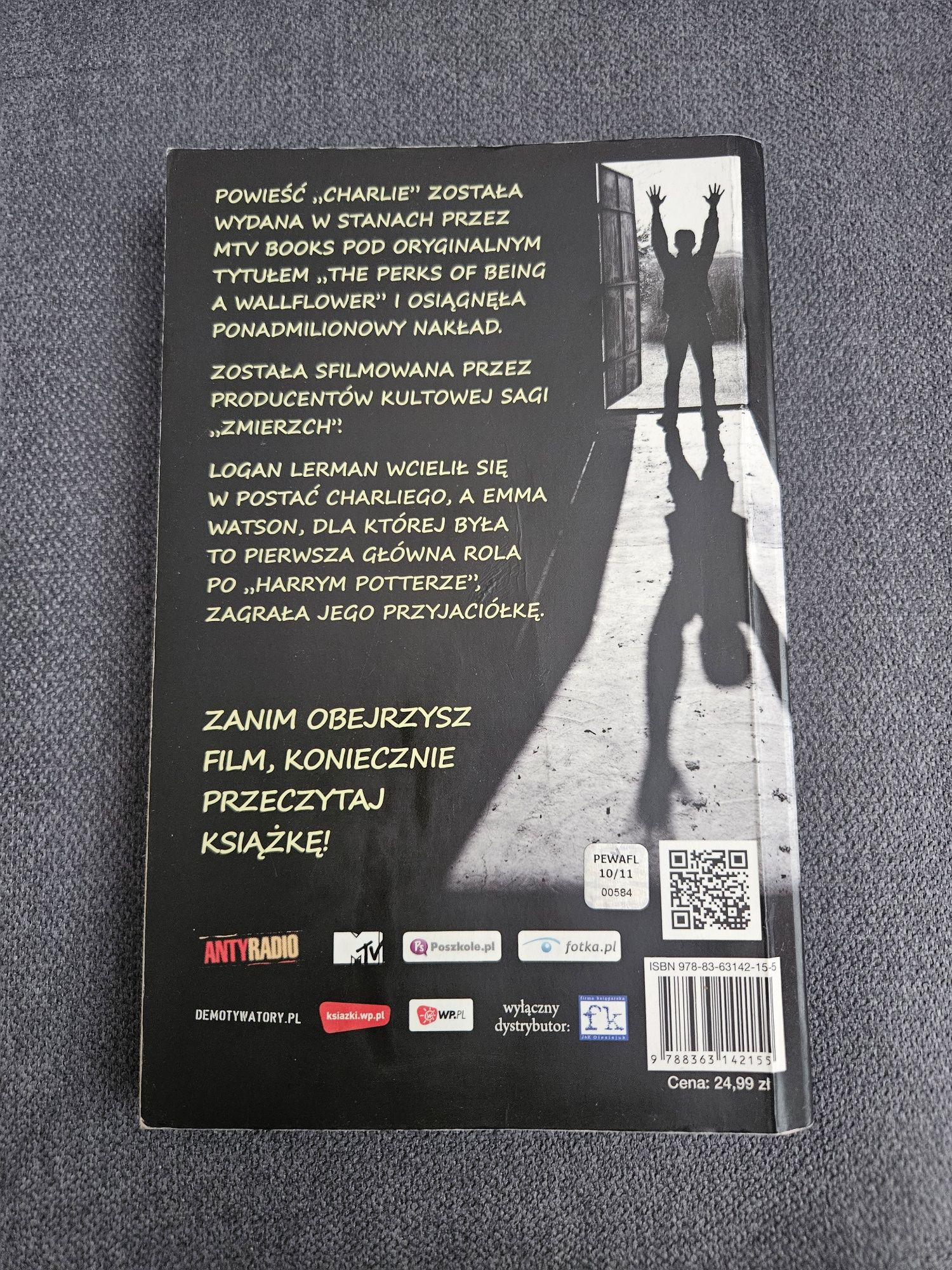 Książka Charlie Stephen Chbosky