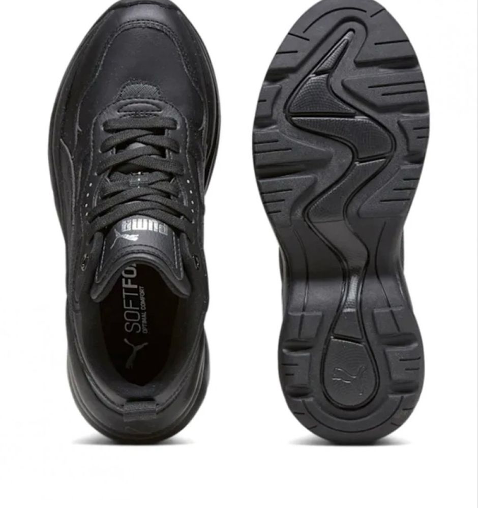 Кросівки Puma Cilia Wedge чорні демісезони