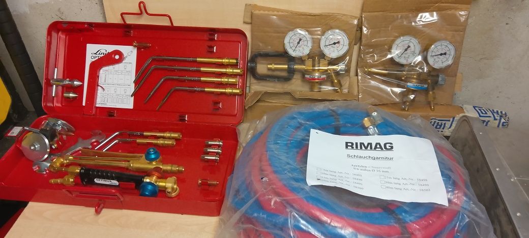 Linde Zestaw pilników z reduktorami i wężem