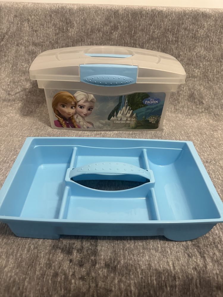 Frozen duży pojemnik na klocki Lego box pudło pudełko 39x20