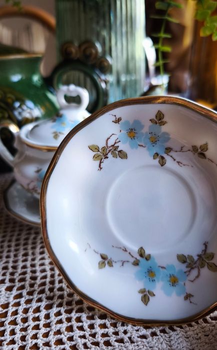 Масленка блюдо селедочница сахарница цукорниця кобальт посуда винтаж