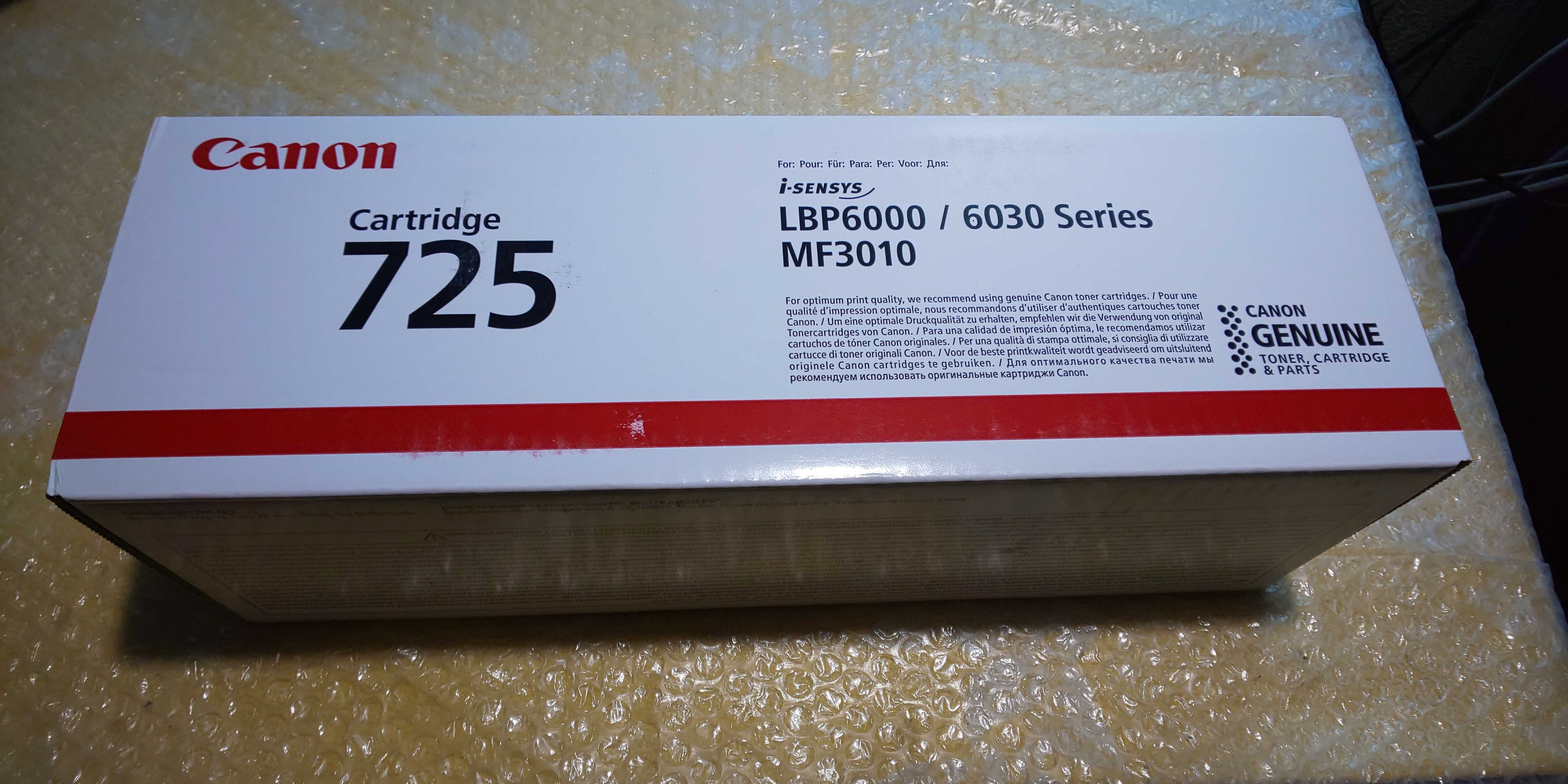 Картридж Canon 725 для MF3010 та ін.(оригінал)  LBP6000 6030 Series