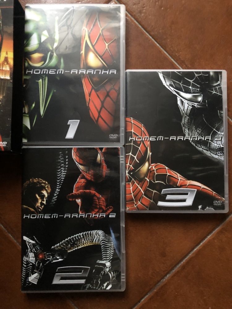 DVDS Trilogia Homem Aranha