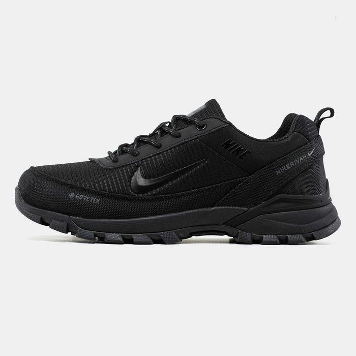 ‼️ОРИГИНАЛ Nike Rivah Gore-Tex чоловічі чорні з мембраною кросівки