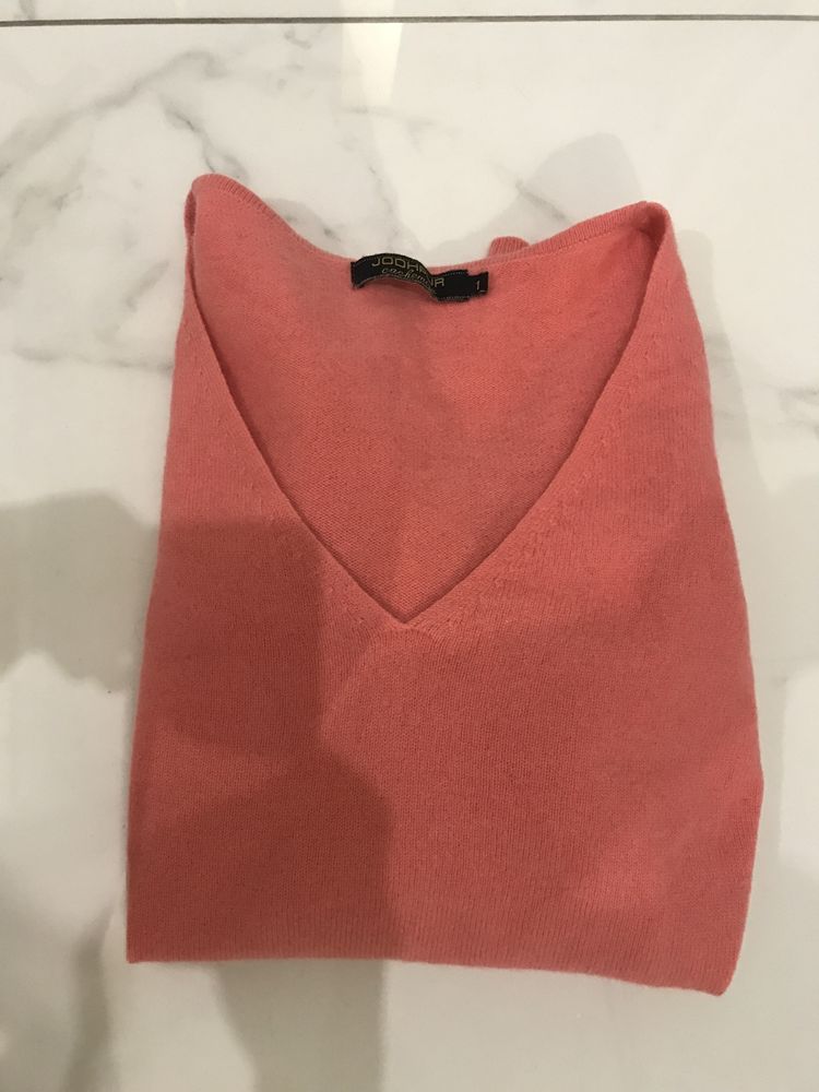 Jodhpur. 100% kaszmir różowy sweter