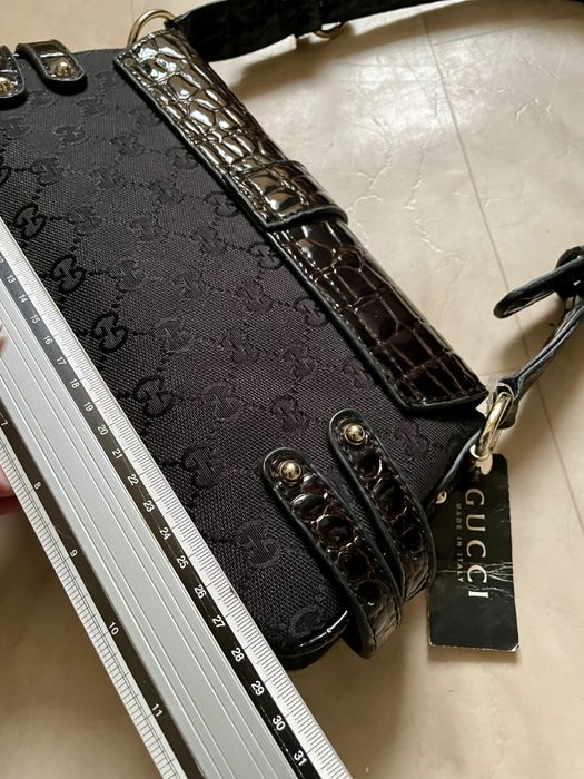 сумка багет в стиле gucci