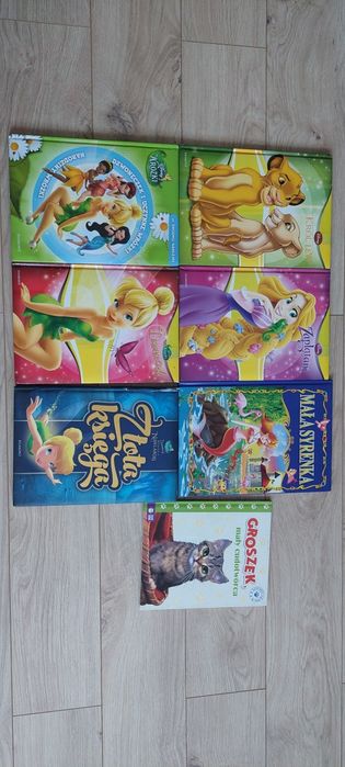 Książki dla dzieci , zaplątani , król lew , dzwoneczek