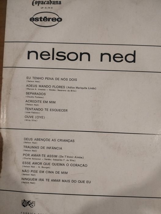 Disco de vinil LP Nelson Ned - Deus abençoe as crianças'