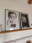 Plakaty Tom Ford & Roger Moore 50x70 cm 2 sztuki