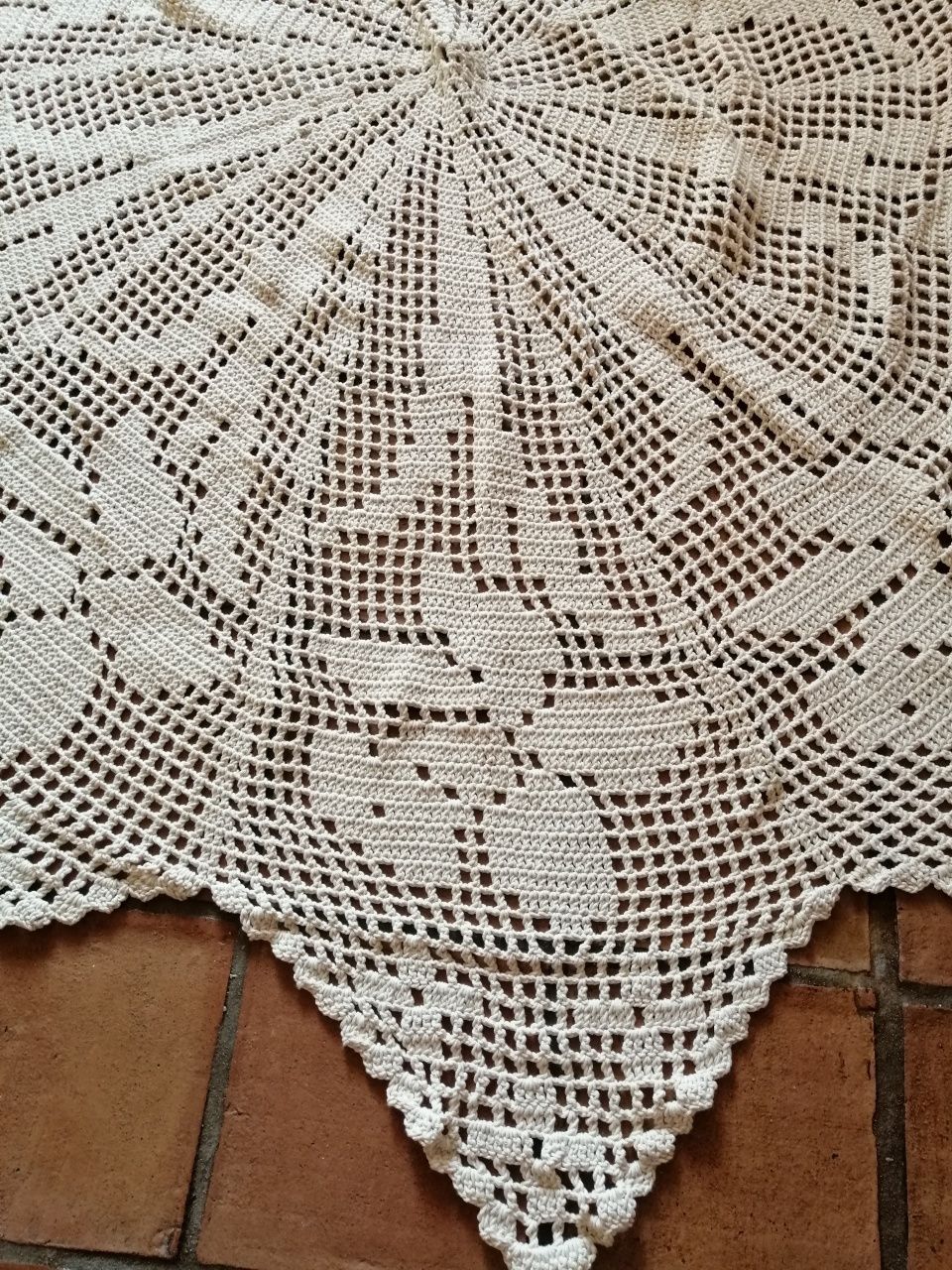 Toalha de crochet