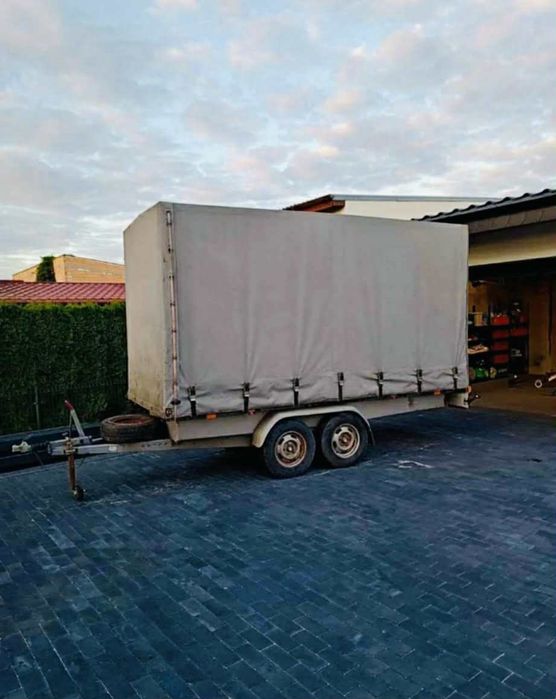 Przyczepa platforma z plandeka dmc 2500 faktura