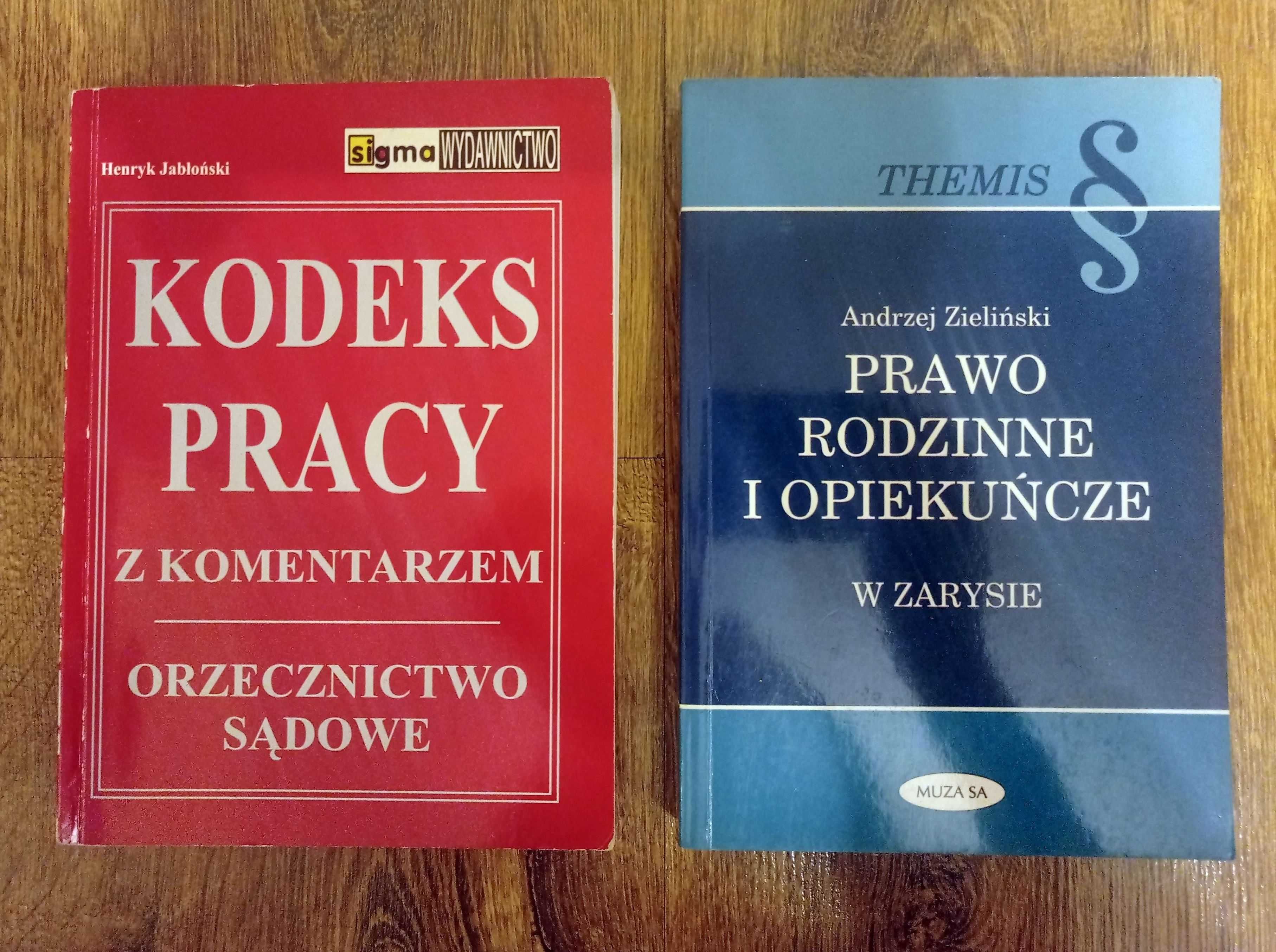 Kodeks pracy; Prawo rodzinne i opiekuńcze; CD prawo.