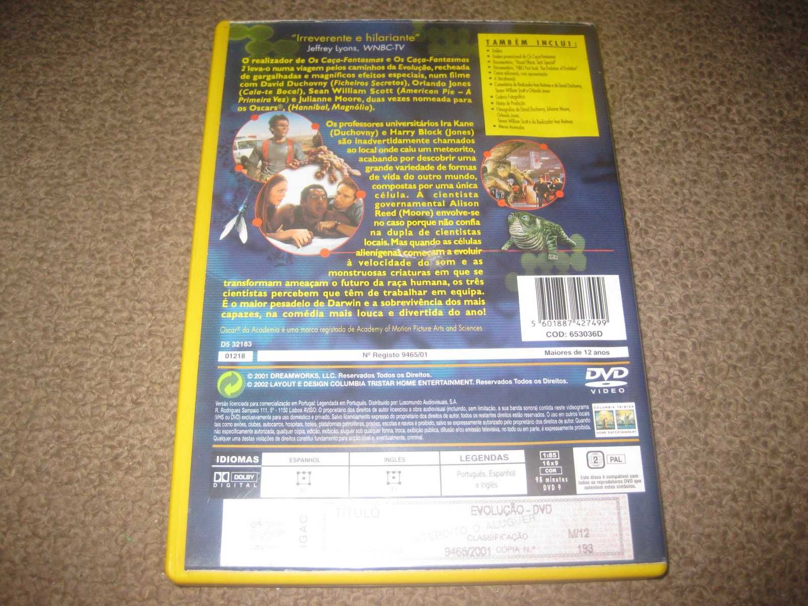 DVD "Evolução" com David Duchovny