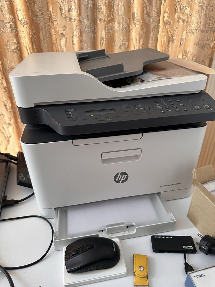 БФП HP Color Laser 179fnw Wi-Fi 4ZB97A принтер сканер ксерокс