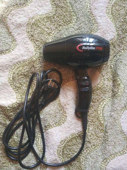 Фен мощный професиональный 2000 Втт Италия рабочий чистый