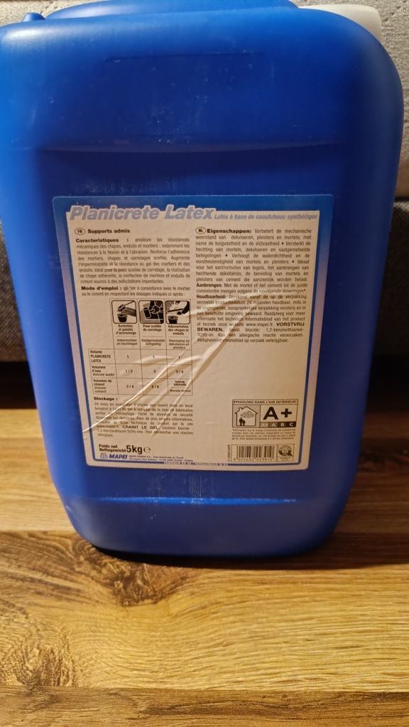 Nowy planicrete latex 5kg Mapei