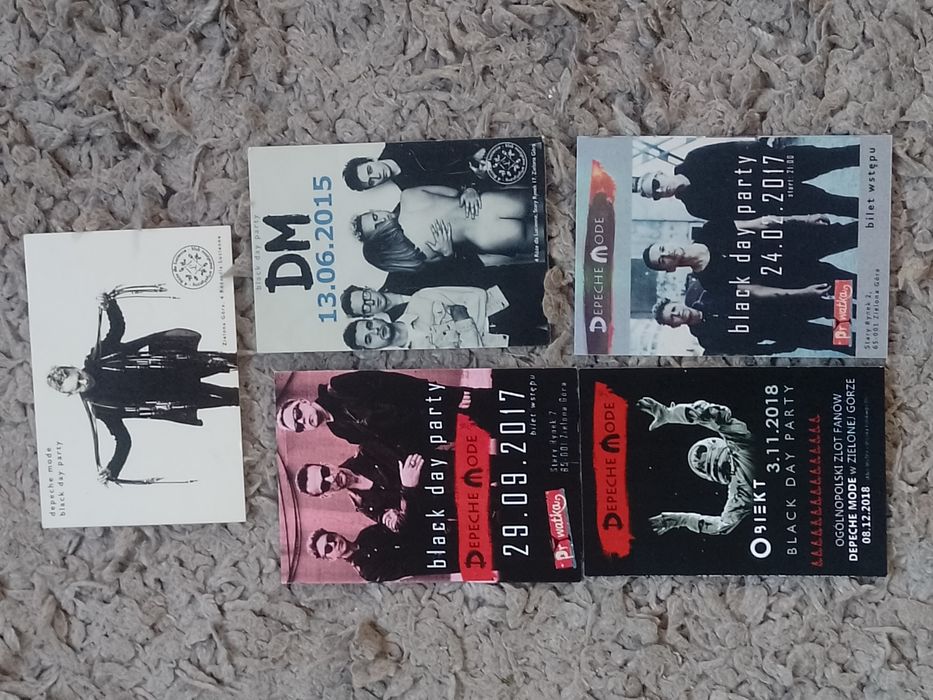 5 biletów z Depeche Mode party Zielona Góra