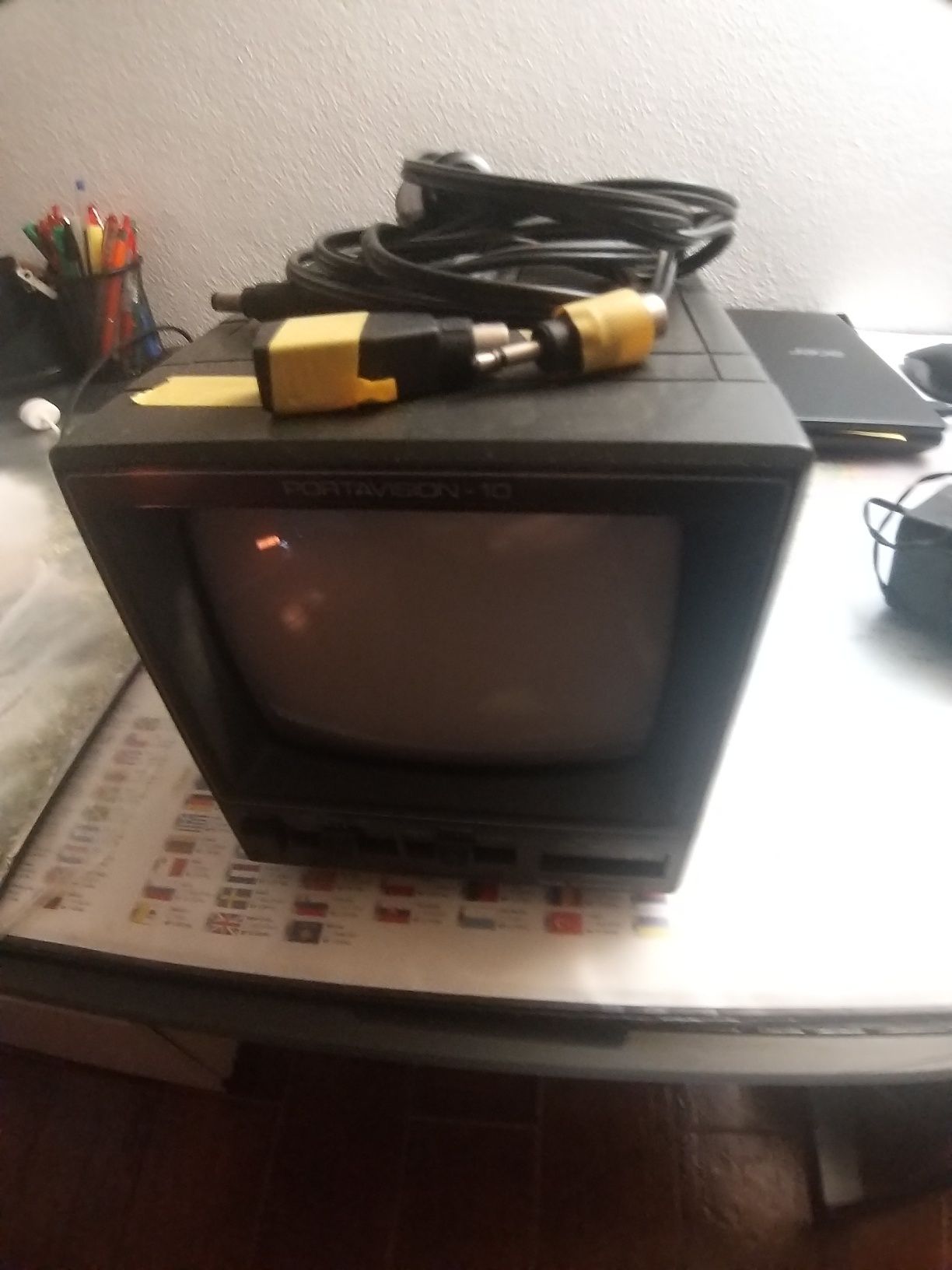 Tv .campismo de bateria e eletrecidade