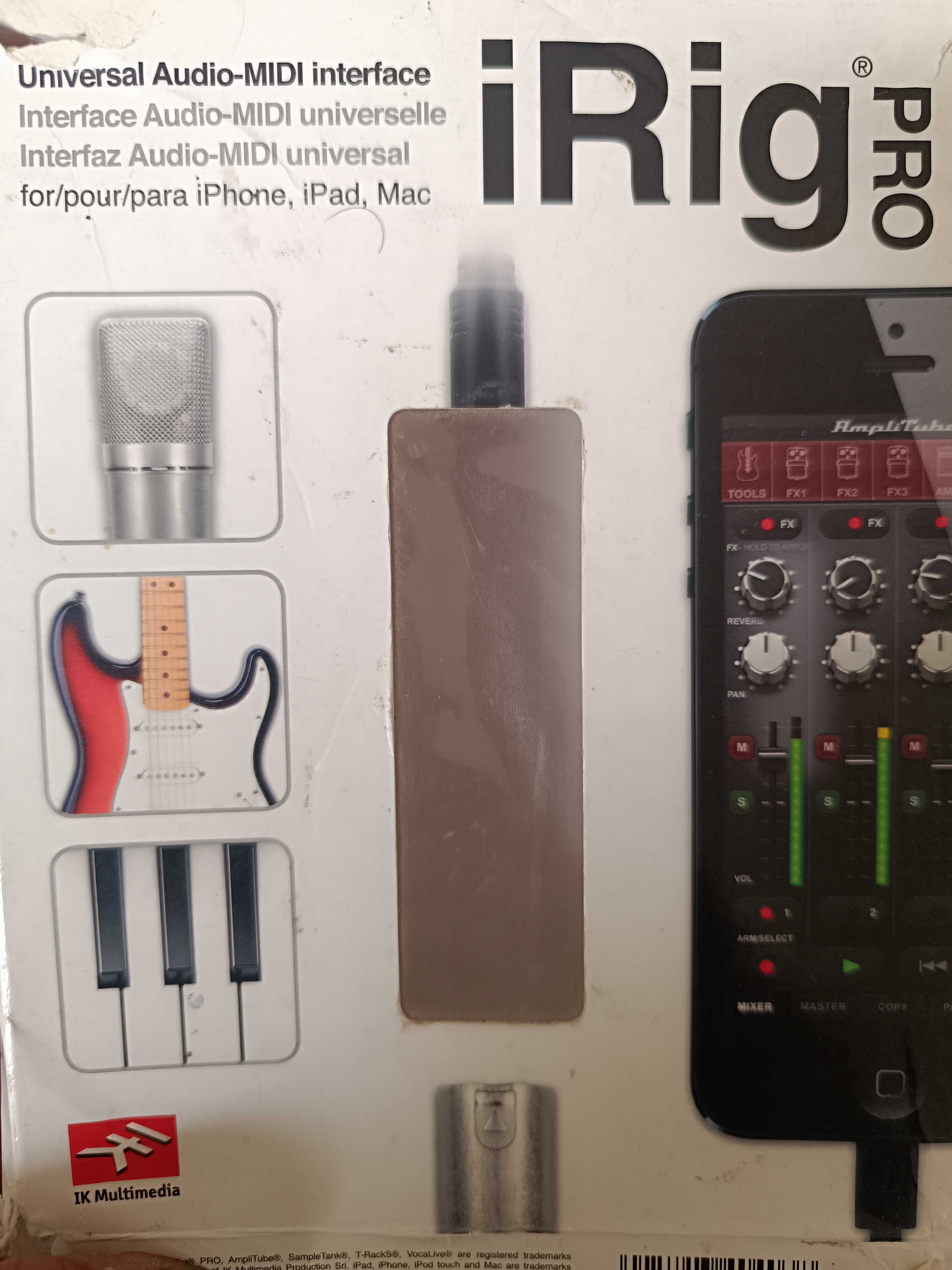 Irig pro interface de áudio