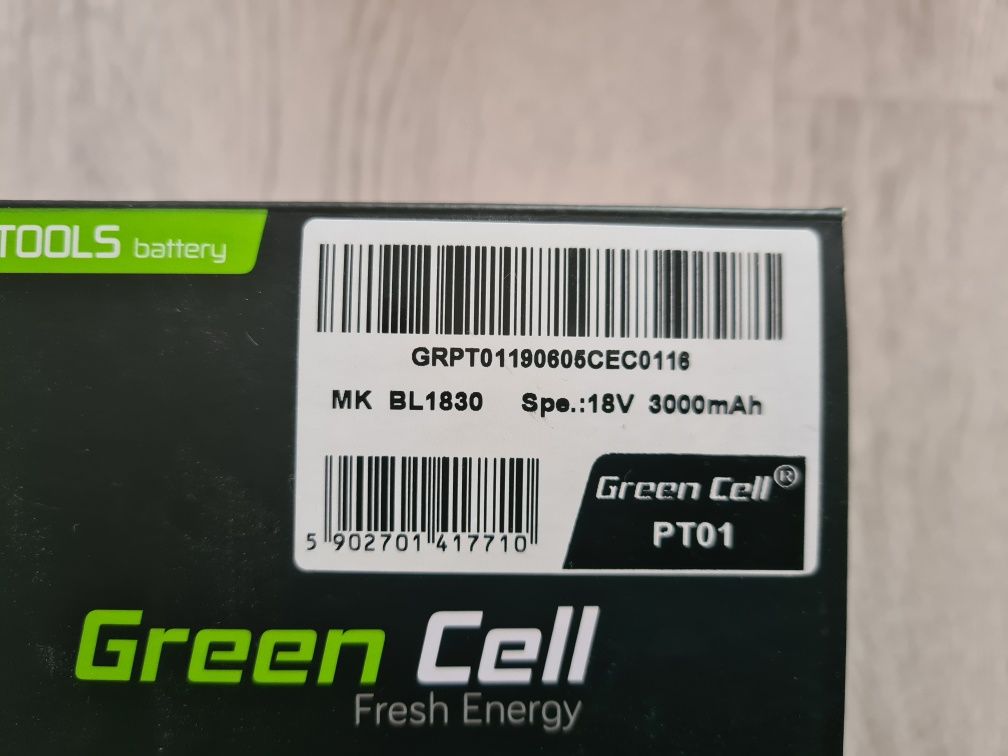 Bateria i ladowarka Green Cell