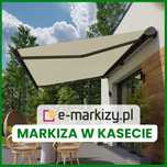 Markizy taras balkon sklep restauracja Casablanca w kasecie