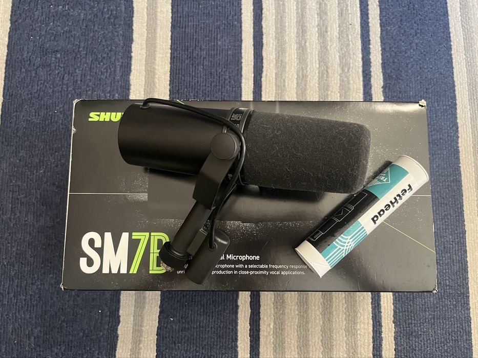 Shure SM7B Microfone Dinâmico + Triton Fethead