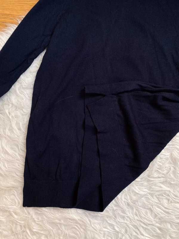 Granatowo-czarny sweter nowy z metką rozmiar m h&m męski damski