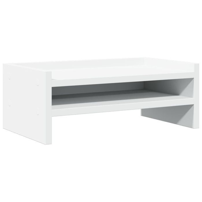Vidaxl Podstawka Na Monitor, Biała, 42X24X16 Cm