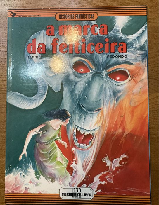 Banda desenhada A marca da feiticeira da Merinérica/Liber