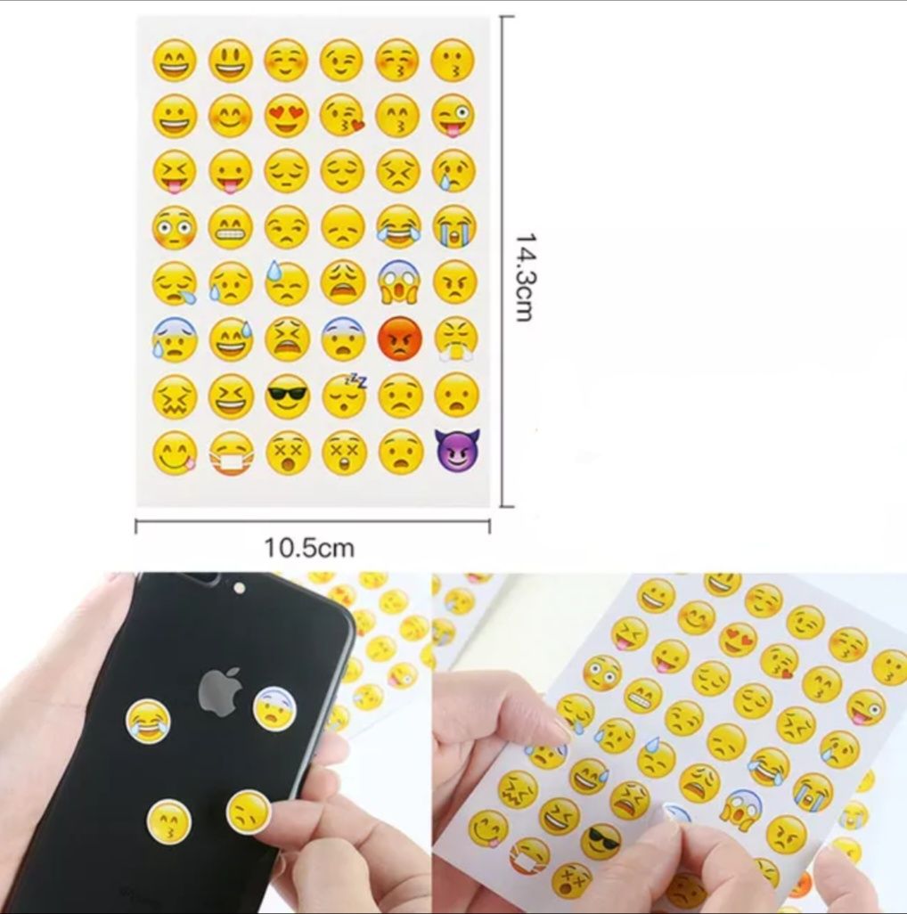 Наклейки Emoji смайлики