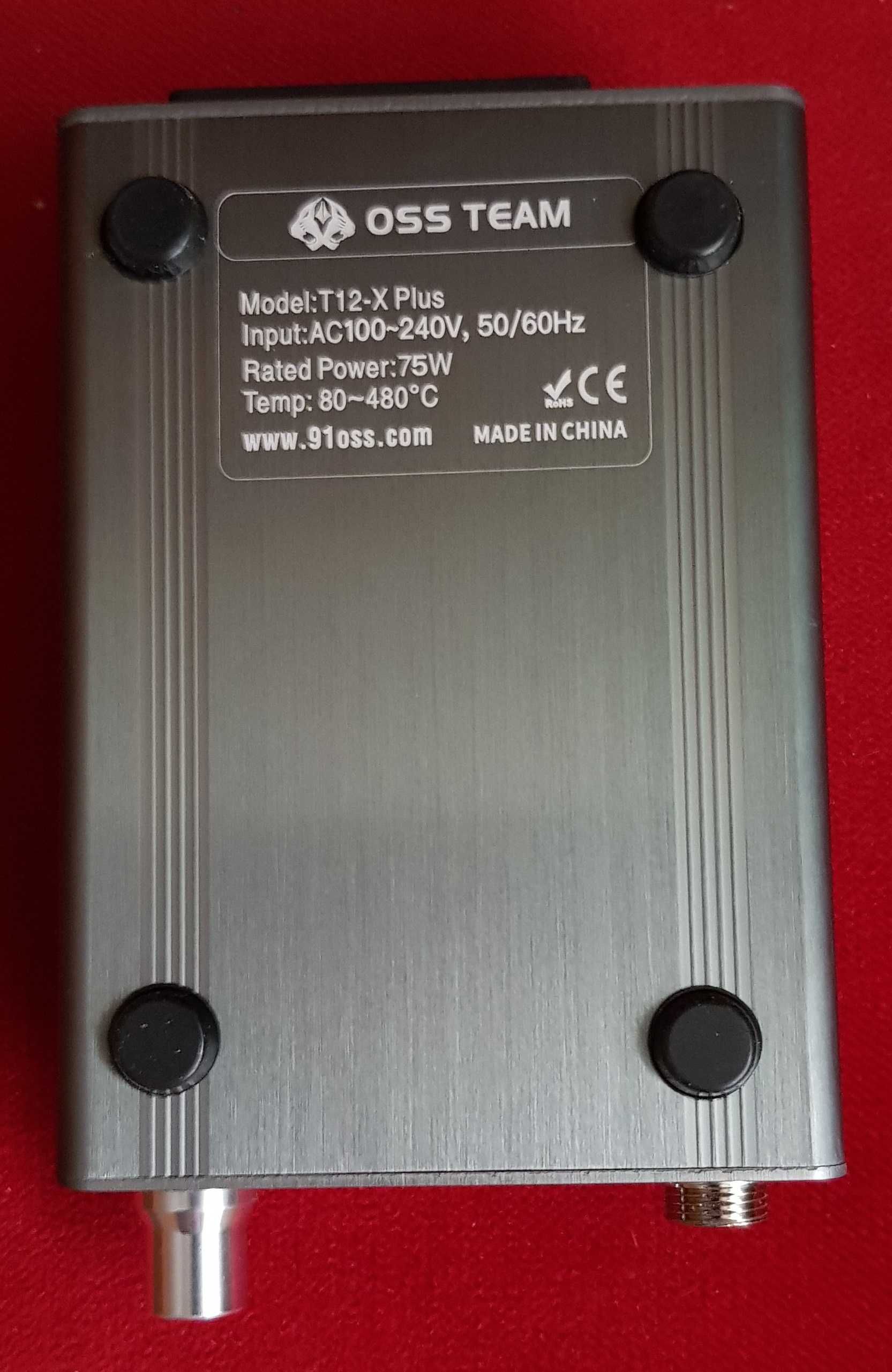 Stacja Lutownicza OSS T12-X Plus i ZESTAW 4 grotów w tym Minifala!!!