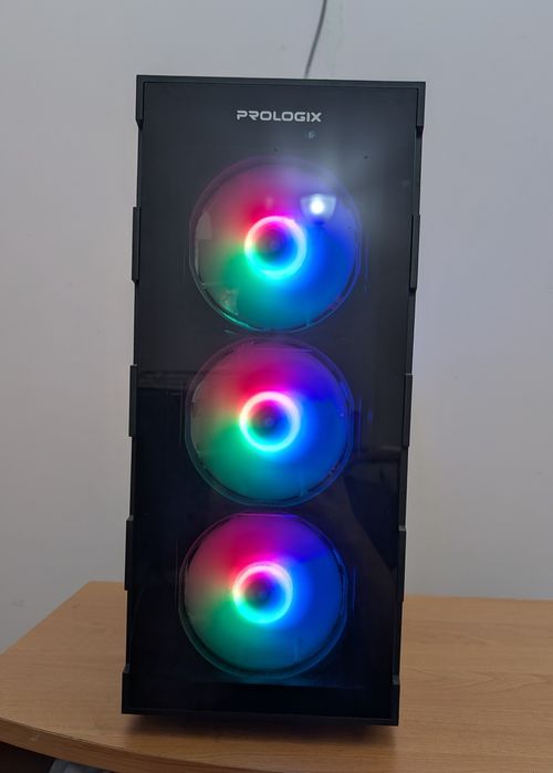 Ігровий ПК ryzen 5600 + rx5700 з монітором