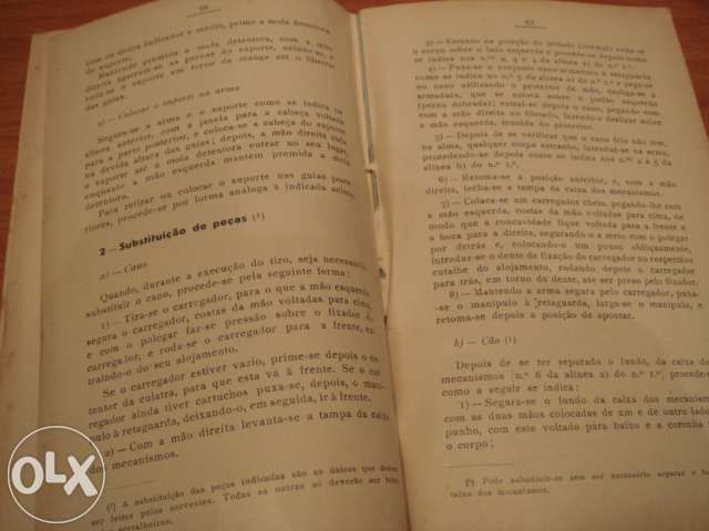 livro 1960 minist. exercito- instruçoes manusei metralhadora