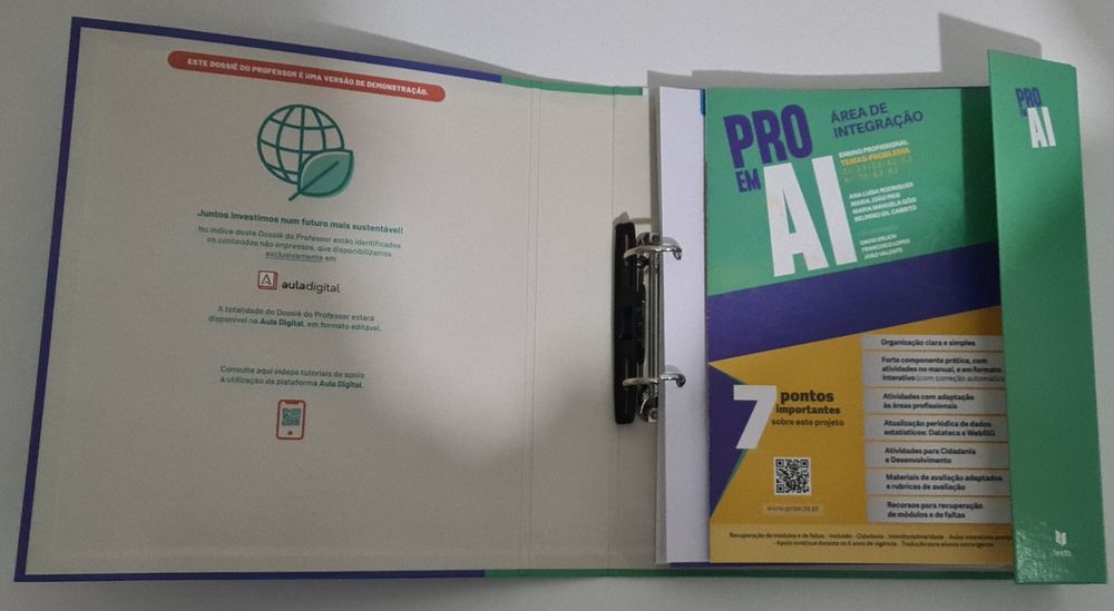PRO AI. Dossiers novos. Área de Integração.