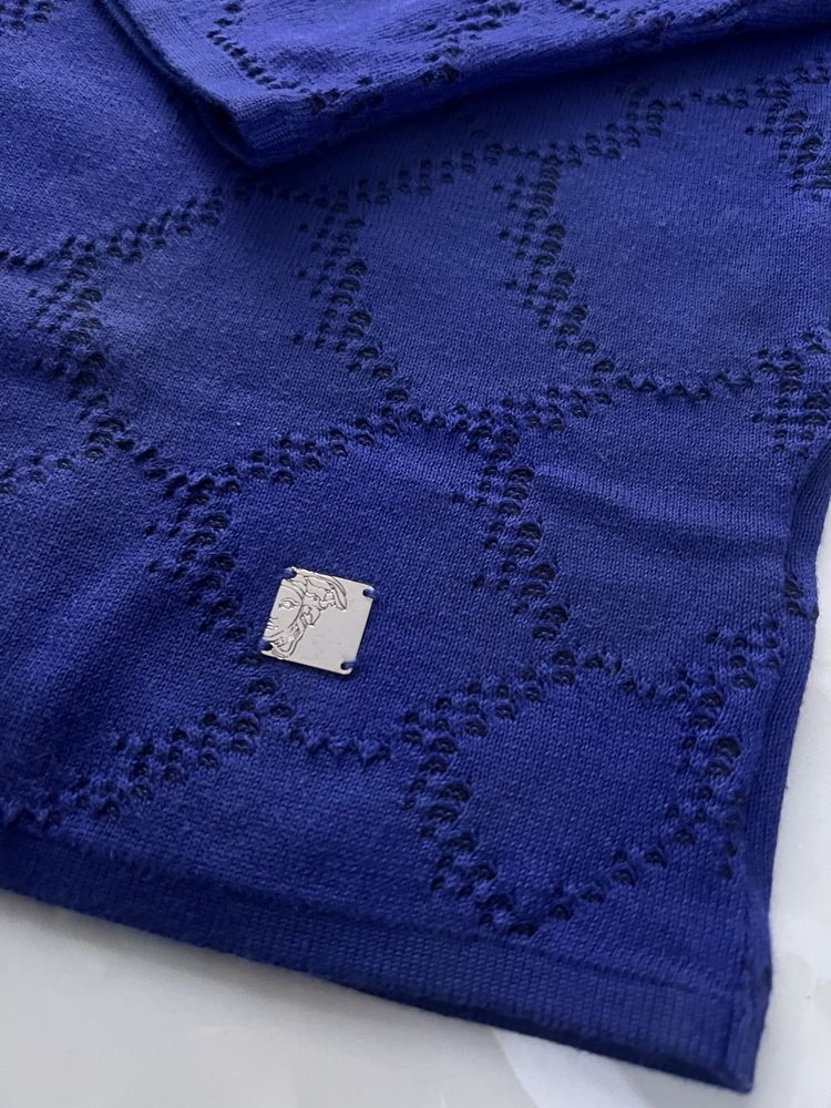 Sweter męski dekolt w serek